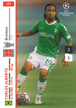 Carlos Alberto Werder Bremen 2007/08 Panini Champions League #172